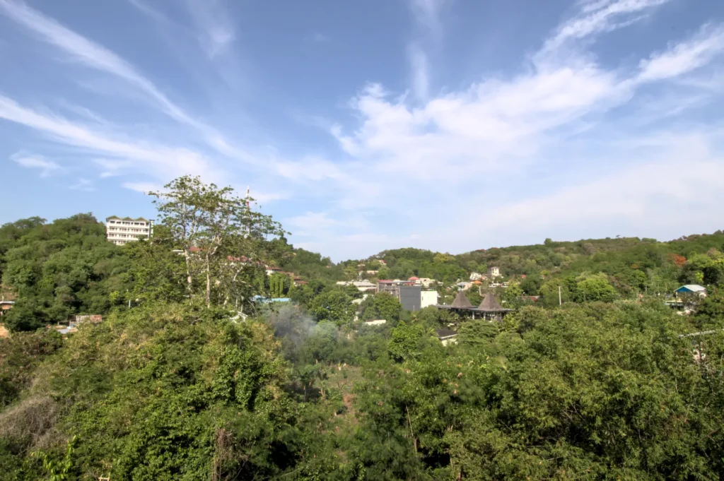 Surrounding hill views around Hotel Bonne Nuit